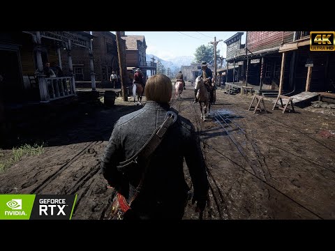 RDR 2 PC - 4K Ultra Max Settings Free Roam Gameplay | RTX 3080 Graphics Showcase [No HUD]