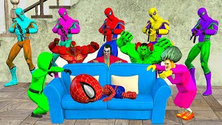 Superheroes Spiderman Spidey Home Alone vs Shark Spider-man Boss Hulk Venom3 thor | Melo Films