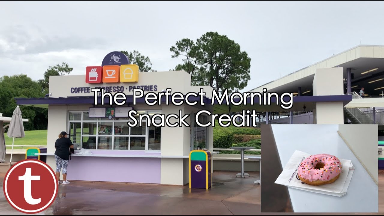 The Perfection Morning Snack Credit - Disney Dining Plan