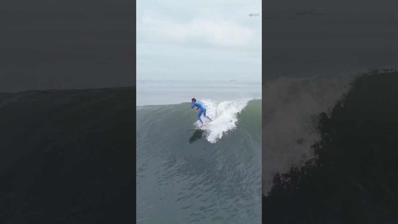 炸裂!頭オーバー波 スピード感とキレのあるサーフィンとドローン #湘南#辻堂 #サーフィン #Surfing #空撮 #ドローン #drone #surf #波