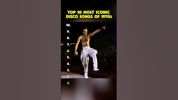 Top 10 iconic disco songs from 1970s #flashback