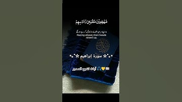 آيات تشرح الصدور 💛📖     ⋆｡°✩ سورة إبراهيم ✩°｡⋆