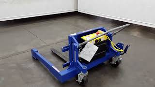 E327449 - Vestil TMS-20-DC Tilt Master Straddle 2000 Pound Pallet Lift