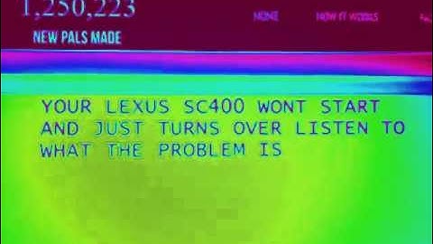 Your lexus sc400 wont start. WATCH THIS