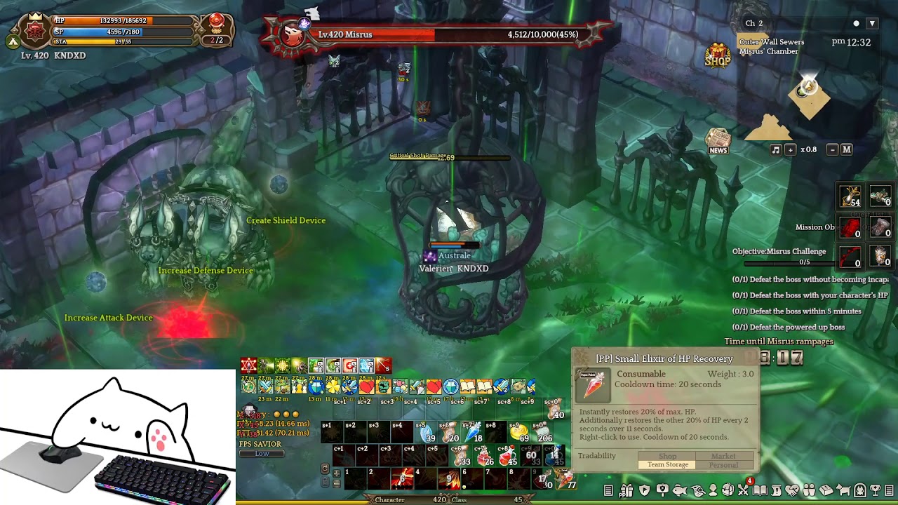 Misrus Hard - All Objectives | ARTS Update | Tree of Savior