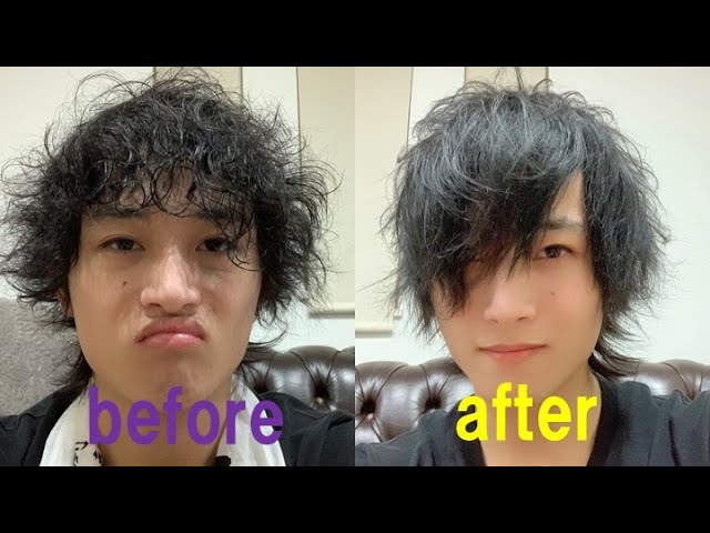 天パ 超絶くせ毛のヘアセット Youtube