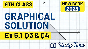 9th Math |Ch 5 Linear eq and inequalities graphing |Ex 5.1 Q3 & Q4| solved