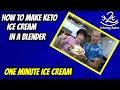 Blender Ice Cream | Keto Chow Ice Cream | So easy, even Rachel can make it.