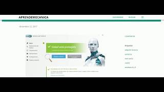 ACTIVACION DEL ESET NOD32 ANTIVIRUS GRATIS