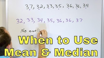 Statistics Mean, Median, Mode & Outliers in Data - [6-8-11]