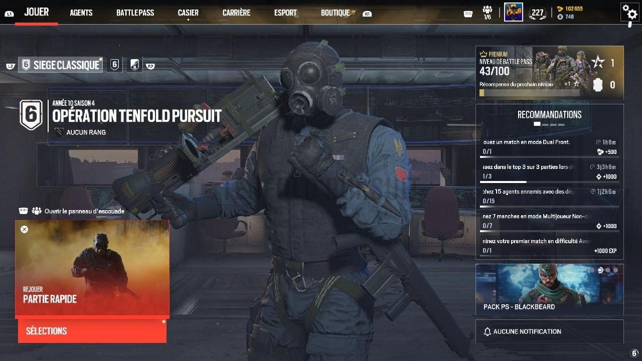 Tom Clancy's Rainbow Six Siege UN CASSE PIDE SUR LA VERSION PS5 4K120FPS