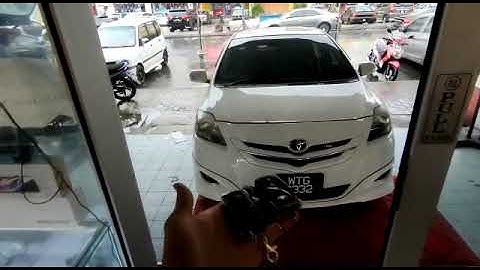 Leon Toyota vios NCP93 PKE fully Keyless smart alarm system Push start button engine auto start