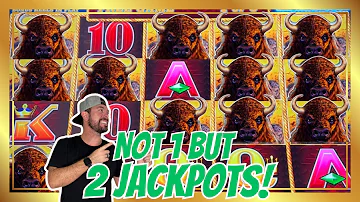 🔥 ALL THE BUFFALOES CAME OUT!!! 2 JACKPOTS OUT OF NO WHERE! EPIC!!