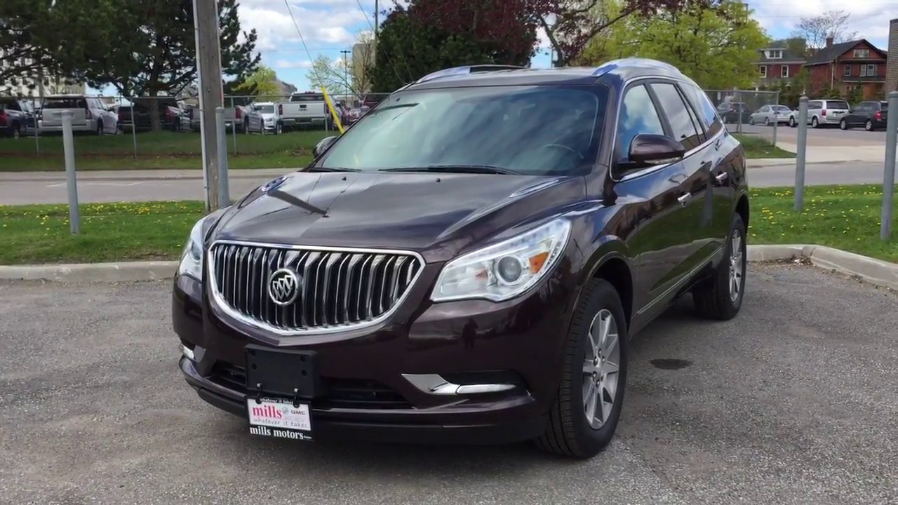 2017 Buick Enclave Leather FWD Heated Steering Wheel Dark Chocolate