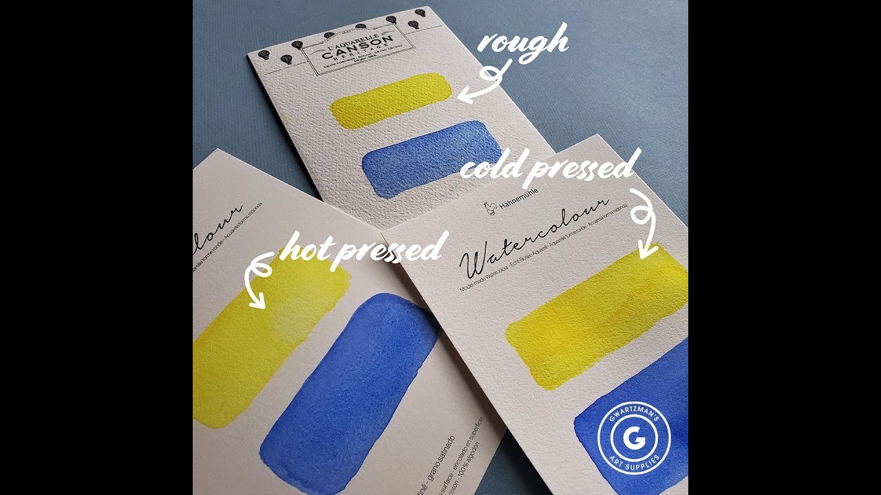 HOT AND COLD PRESS WATERCOLOR PAPER: IS THERE REALLY MUCH DIFFERENCE?