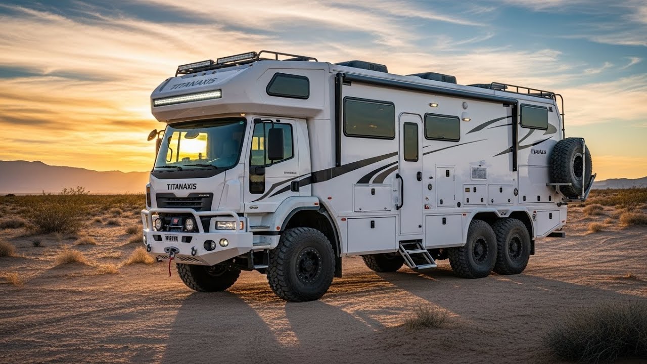 2026 TitanAxis 6x6 Camper Motorhome – The Ultimate Luxury Off-Road ...