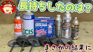 結果発表です。綺麗で長持ち！【大実験】6つの方法で検証してみた！どれが長持ちするか樹脂の白くなったパーツをピカピカにケミカルシックス！樹脂パーツに対し最強ケミカル用品を決める大実験！