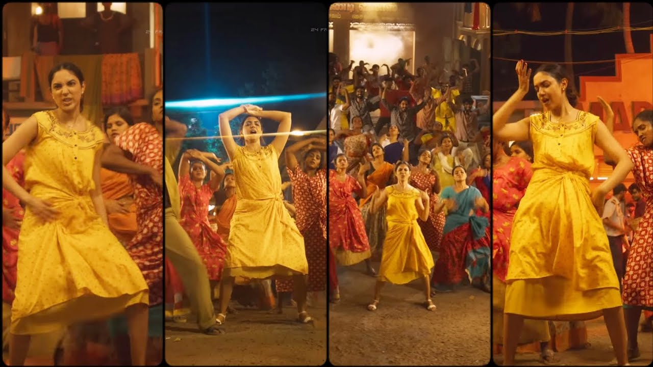 🤩 Podu Vibe_uh 🥳 Panju Mittai Sela Katti - Remix 💃 Ritu Varma | Ultra HD | 