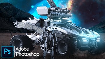 Photoshop Manipulation - How to Blend Images and Create a Composite in Photoshop