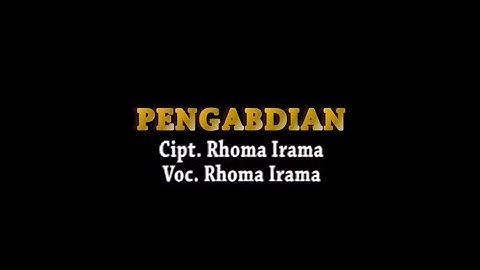 Rhoma Irama - Pengabdian (dengan Prolog & Epilog) [Stereo | Official Music Video]