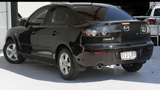 2008 Mazda 3 BK10F2 Neo Black/Grey 4 Speed Sports Automatic Sedan
