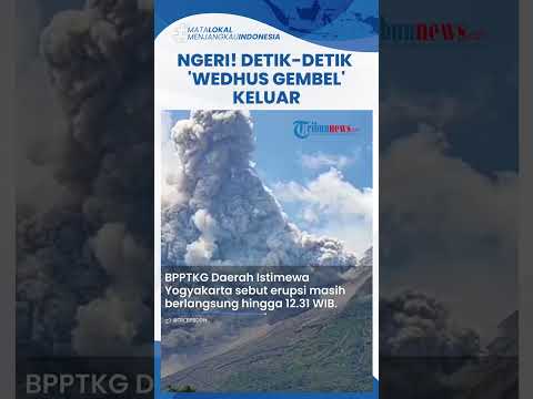 DETIK-DETIK Erupsi Gunung Merapi, Hujan Abu Vulkanik Guyur Wilayah Magelang dan Boyolali