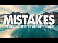 Composition MISTAKES to AVOID in Landscape Photography