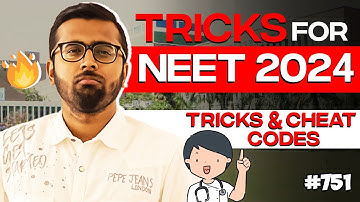 Tricks for NEET UG 2024 | Tricks & Cheat Codes #751 #neet2024 #tukkatricks #arsquad