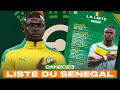 La listes des  lions du  senegal pour la can 2023