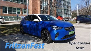 FritzenFest | Opel Corsa-E elektromos | Teszt - YouTube