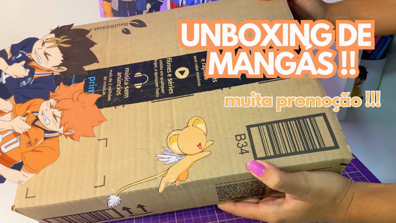 Unboxing de mangás #37 - Compras da prime day !!