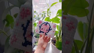 ₊˚⊹♡ stardew valley pouch 💖 #crochet #crocheting #yarn #stardewvalley #junimo