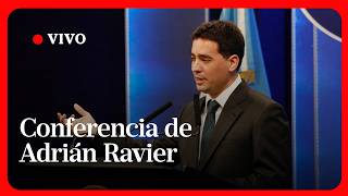 EN VIVO | Conferencia de prensa del vocero presidencial Adrián Ravier
