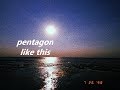 pentagon ´like this´ but you&#39;re on a rooftop