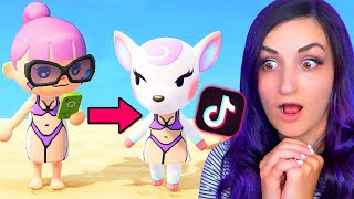 Testing VIRAL ANIMAL CROSSING TikTok Life Hacks to See if They Actually Work 3