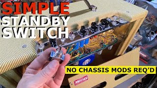 Install a STANDBY SWITCH in a tube amp without any chassis modifications / 1 switch ON/OFF & STANDBY by Mike Freda 3,084 views 2 years ago 5 minutes, 46 seconds