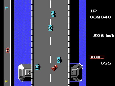 [TAS] NES Road Fighter by mtvf1 in 04:34.02