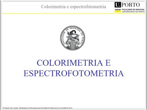 Vídeo: Diferença Entre Colorimetria E Espectrofotometria