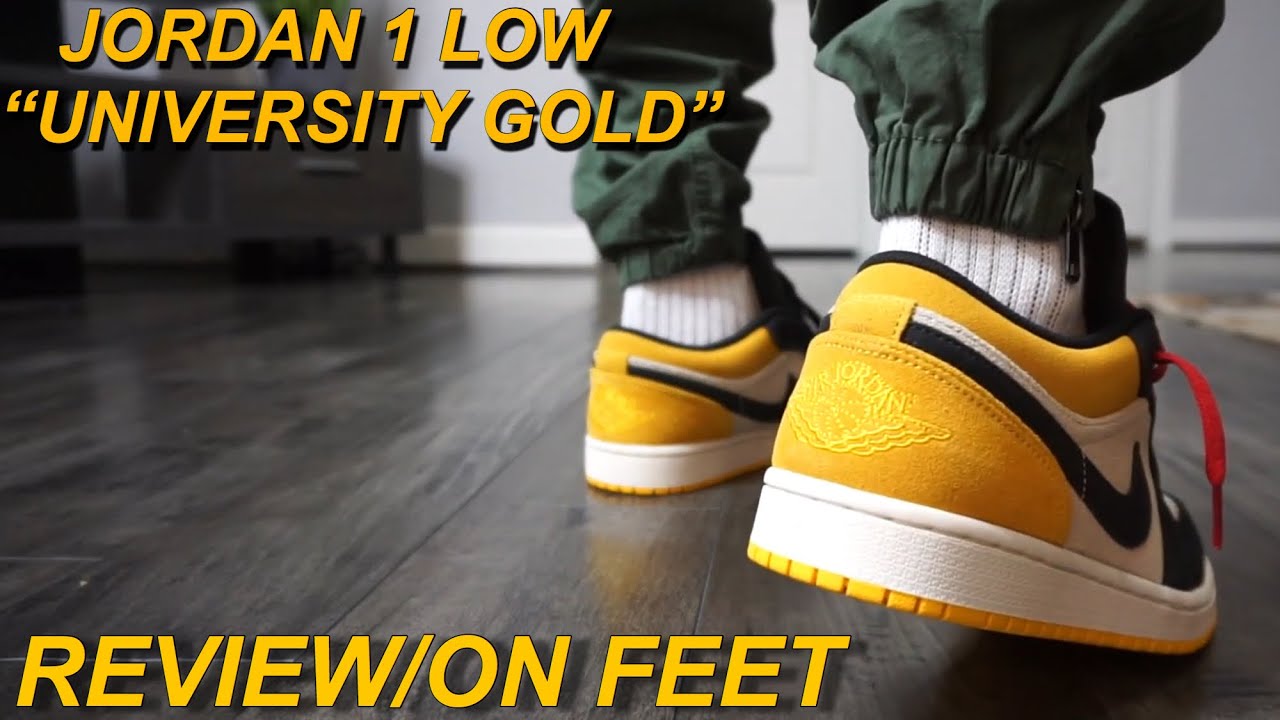 air jordan 1 low university gold