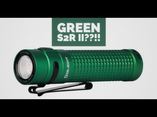 Olight Limited Edition Green S2R Baton II 