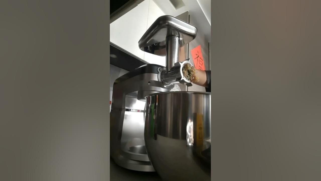 How To Assemble Meat Grinder Grind Pork Meat w/ Vegetables For Meat