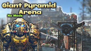 Fallout 4 - I Spent 150 hours Building An Ancient Settlement In Starlight Drive In (No Mods)