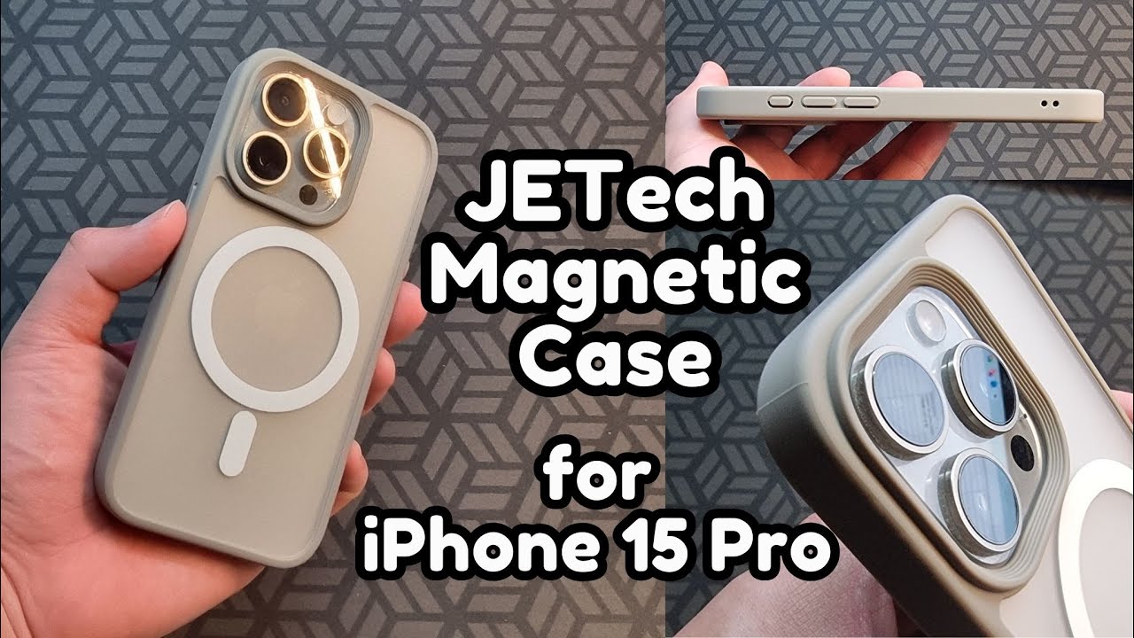 JETech Magnetic Case for iPhone 15 Pro 