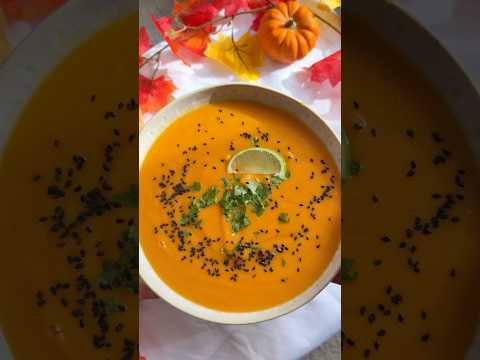 Soupe patate douce & gingembre 🍂Mini série recette d’automne 4/10