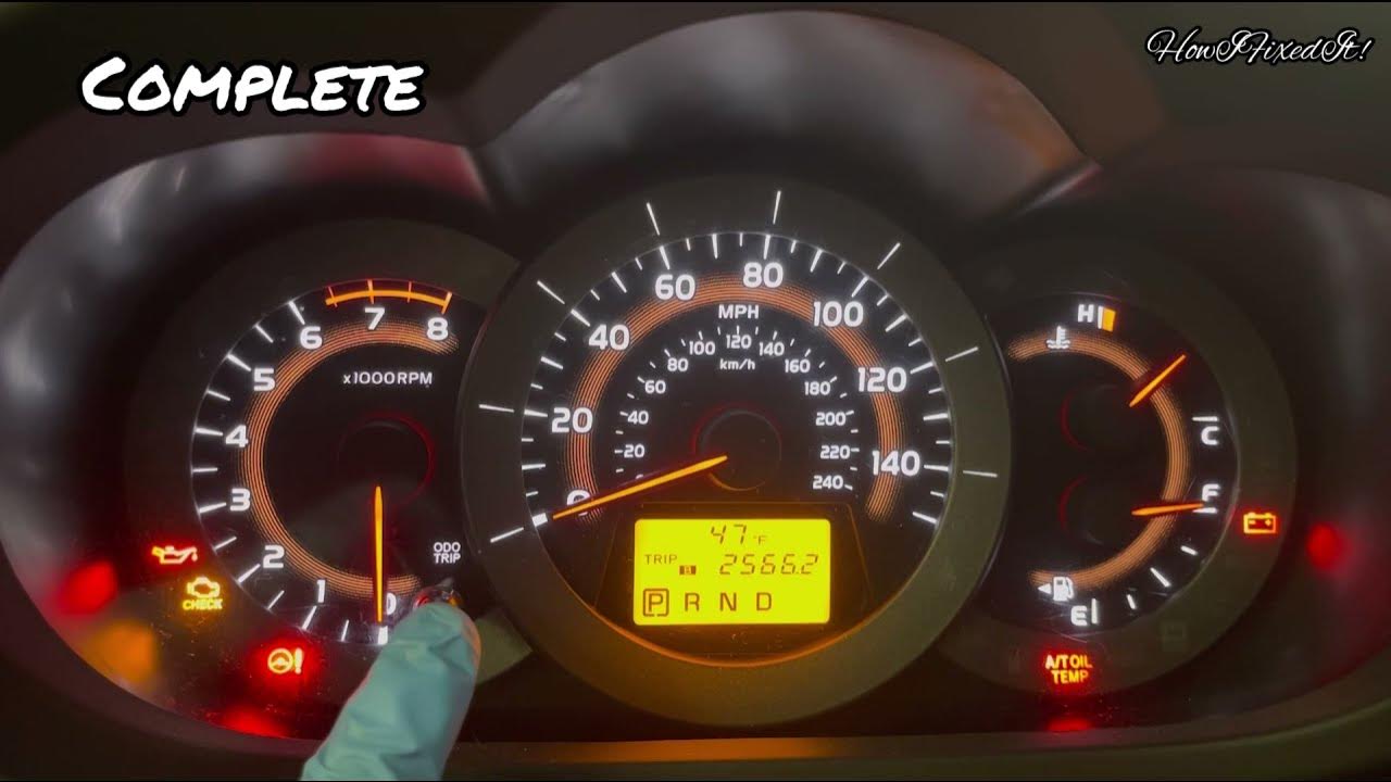 How To Reset Toyota Maintenance Reminder/2010 Toyota Rav-4 Oil
