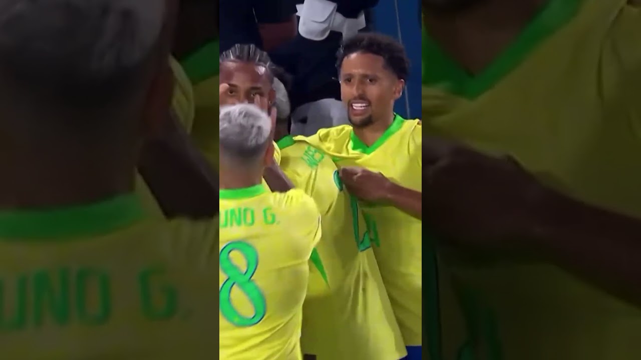 Estêvão scores his first goal for Brasil