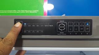 Godrej EON Valor 310B and 280B RCIT 4 in 1 Convertible Refrigerator Control Panel Demo.