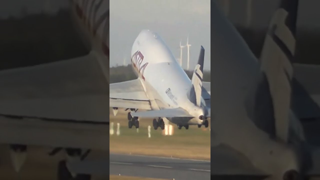 Astral Cargo B747 Departure From Doncaster Airport.