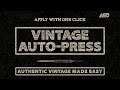 PROMO - Vintage Auto-Press Intro and Overview