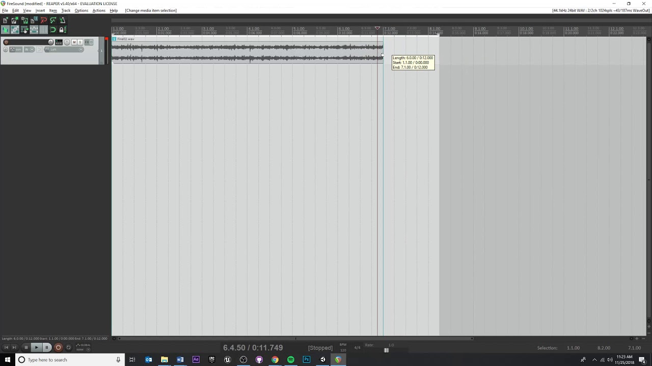 Simple Editing - 03 - Sound Design Basics in Reaper - YouTube